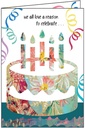 Birthday Cake Confetti Birthday Card 2