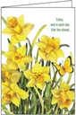 Daffodils Encouragement Card