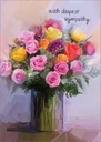 S207C - Sympathy Card - with deepest sympathy