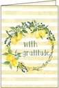 Lemon Wreath Thank You Card