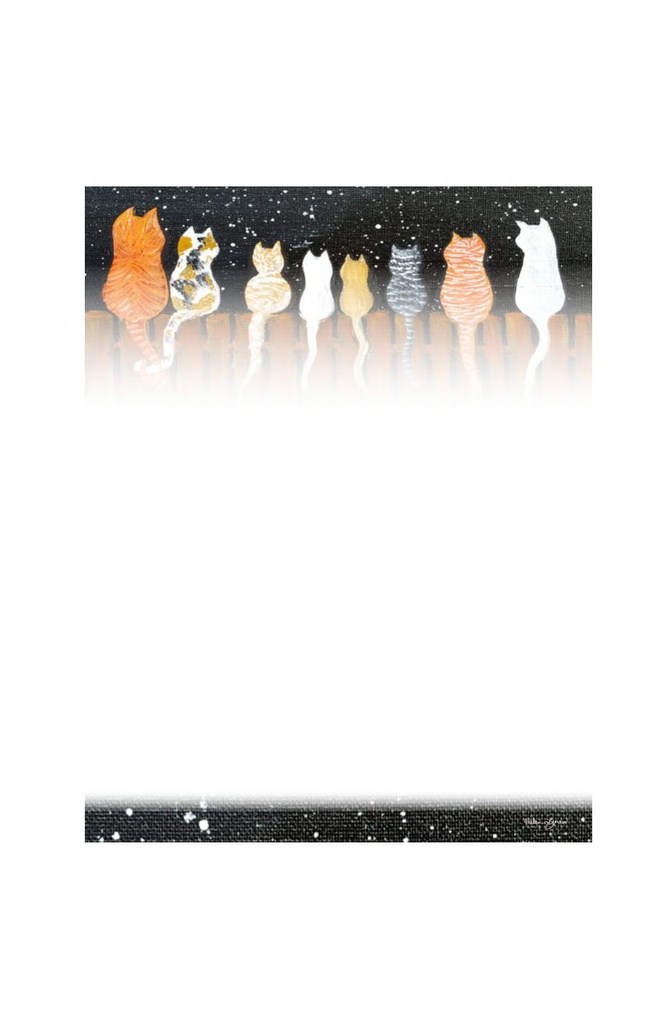SNP16 - Whiskers and Whispers Memo Pad, Cat Tails