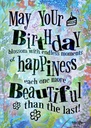 BA101 - Birthday Flowers and Cake Card¬†¬†