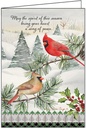 C3715 - Cardinals at Christmastime Card¬†¬†