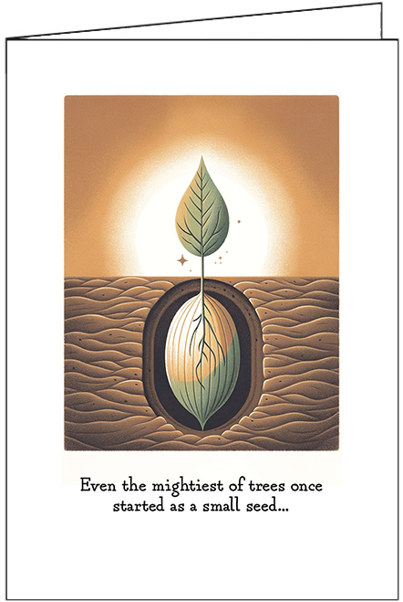 S44658 - Mighty Trees Encouragement Card - Growth and Resilience