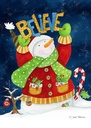 CJ712 - Snowman Christmas Card¬†¬†