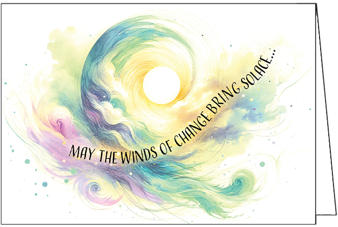 S244668 - Winds of Change Sympathy Card - Soothing Comfort