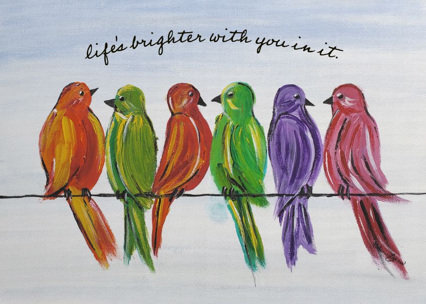 FA401 - Life is Brighter Friendship Card¬†¬†