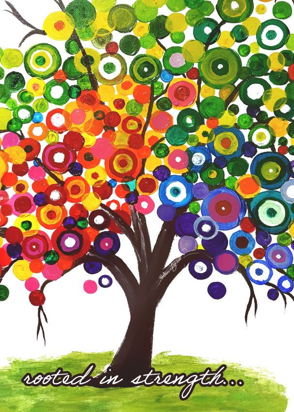 SA203 - Rooted in Strength Encouragement Card¬†¬†