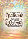 TGA882 - Gratitude and Warmth Thanksgiving Card¬†¬†