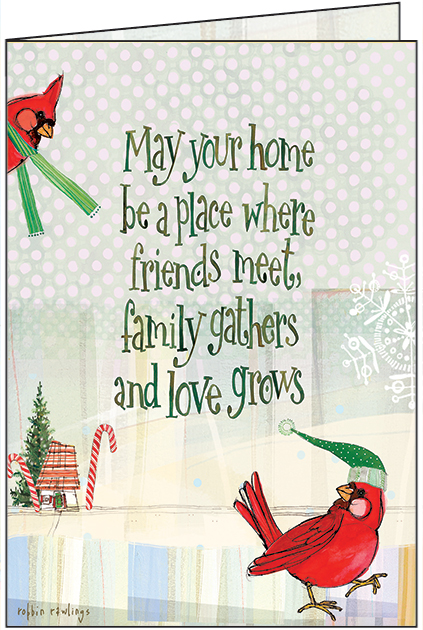 CR713 - Cardinal Christmas Card