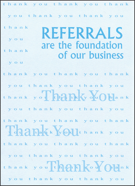 BC07 - Referrals Thank You Cards