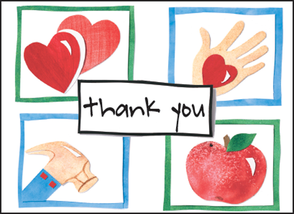 HBL14V - Time and Talents Thank You Notes