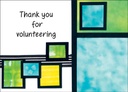 HBL32V - Thanks Volunteer Note Cards