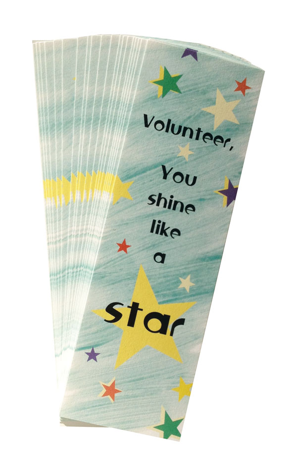 MARK-V10-20 - Star Volunteer Bookmarks