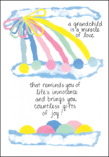 [BA617] Grandchild Baby Card-BA617