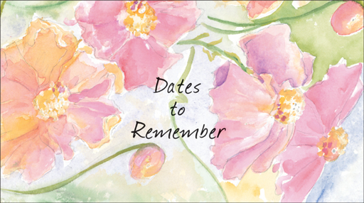 [QPP146] Floral Pocket Planner-QPP146