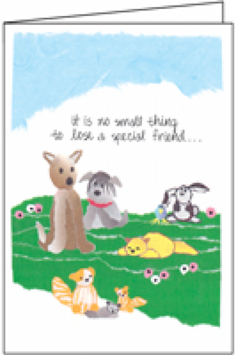 [G478] No Small Thing Pet Loss Card-G478