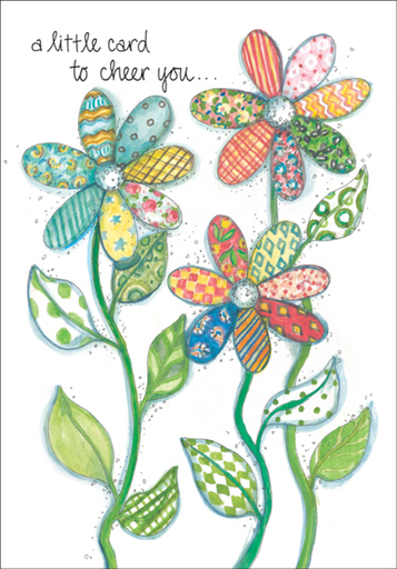 [GW2506] Flower Pattern Get Well Card-GW2506