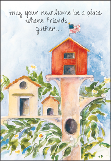 [H4483] Happiness Grows New Home Card-H4483