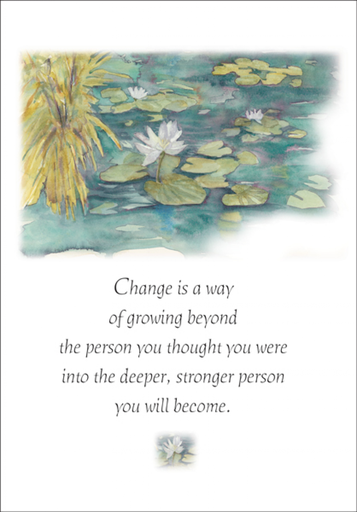 [S9215] Change is a way of growing (support)-S9215