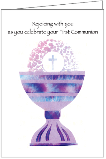 [CH603C] Celebrate 1st Communion Card-CH603C