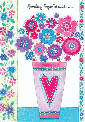 [GW5501] Bouquet Get Well Soon Card-GW5501