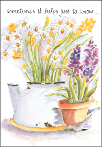 [S4237] Teapot Sympathy Card-S4237