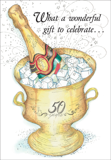 [A2458] 50 Years Anniversary Cards-A2458