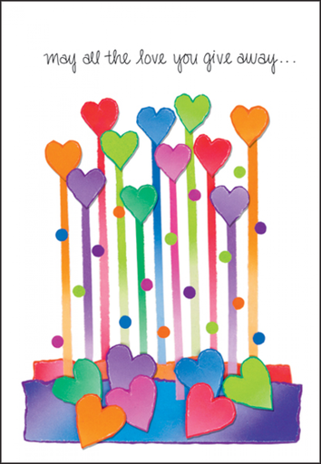 [B103] Dancing Hearts Birthday Cards