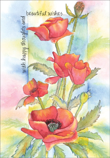 [BG103] Beautiful Petal Birthday Card-BG103