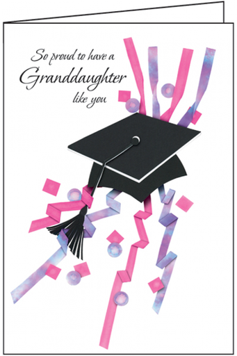 [CRG10] Granddaughter Graduation Card