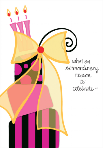 [B6101] Cute Cake Birthday Card-B6101