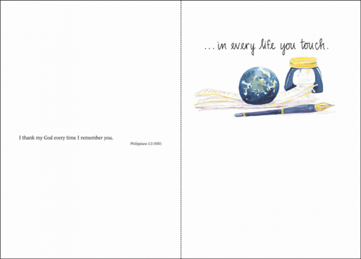 [F4454C] Special Blessing Friendship Card-F4454C
