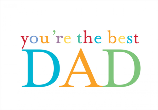 [FDU662] You're the Best Father's Day Card-FDU662