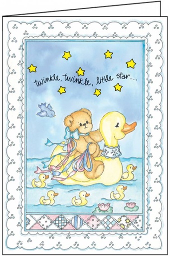 [BA2601] Twinkle, Little Star Baby Card-BA2601