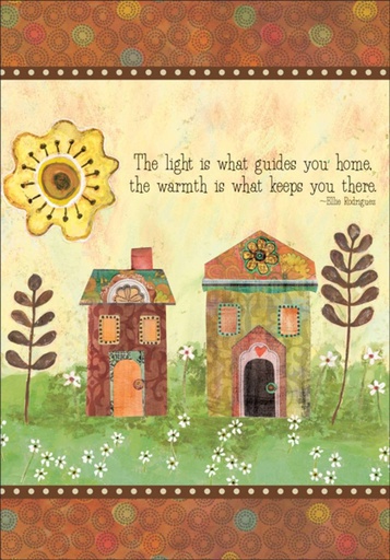 [H9492] Warmth of Happiness New Home Card-H9492