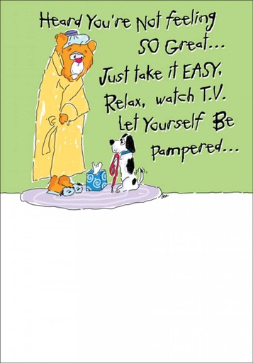[GWU501] Not Feeling so Great Greeting Card-GWU501