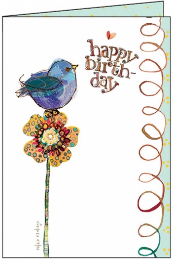 [BU131] Precious Bird Birthday Card