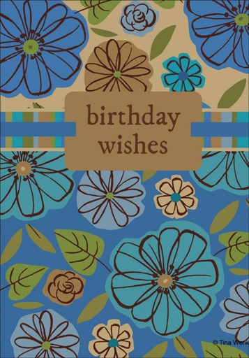 [BU136] Birthday Wishes Greeting Card-BU136