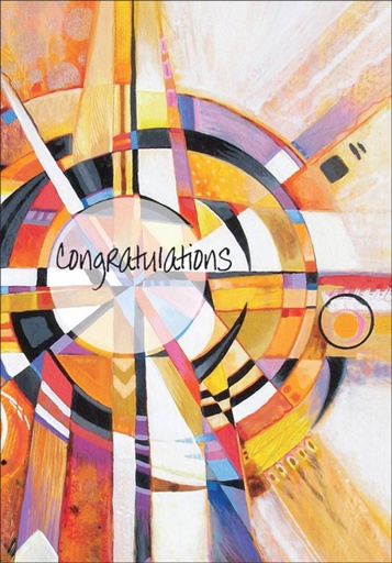 [CB402] Bright Congratulations Card-CB402