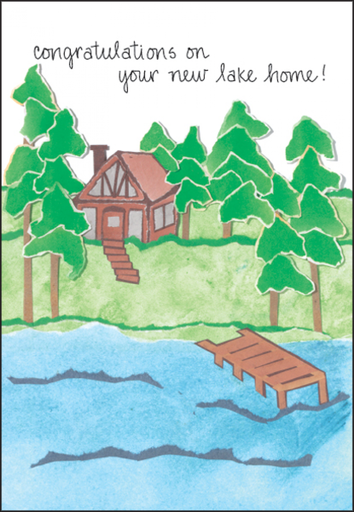 [H476] Lake Home Real Estate Home Card-H476