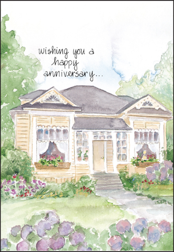 [RE4431] Home Anniversary Real Estate Home Card-RE4431