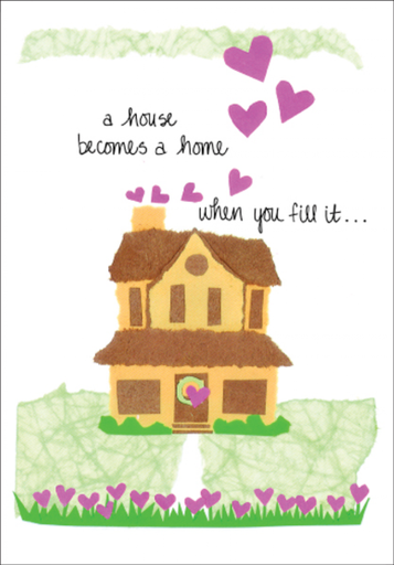 [G466C] House becomes Home Real Estate Card-G466C