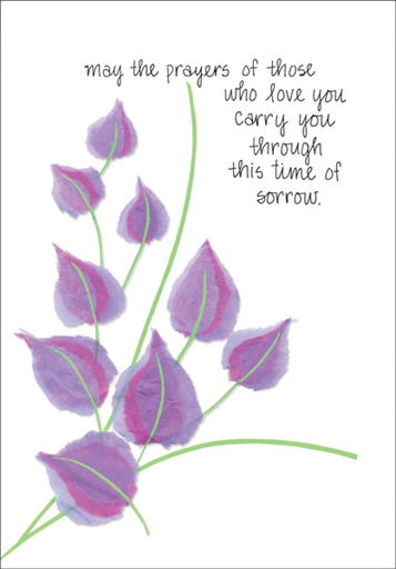 [S266C] Prayers Sympathy Card-S266C
