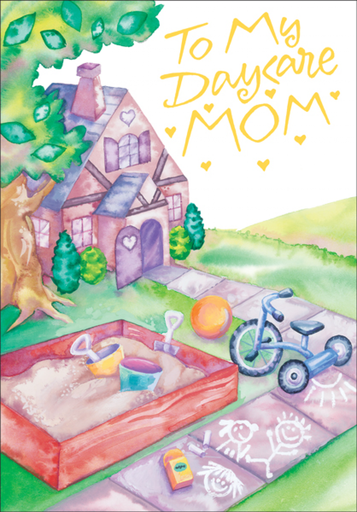 [M1632] Day Care Mother's Day Card-M1632