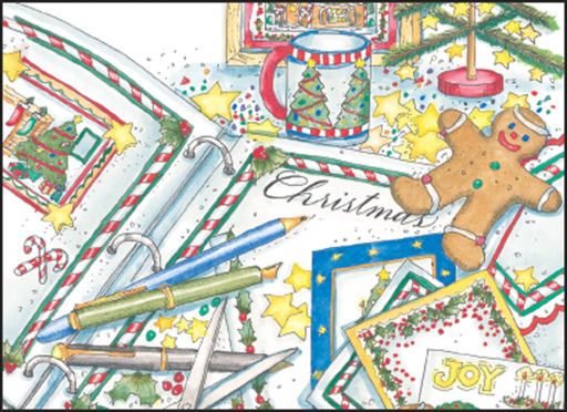 [LBL36] Christmas Note Cards-LBL36
