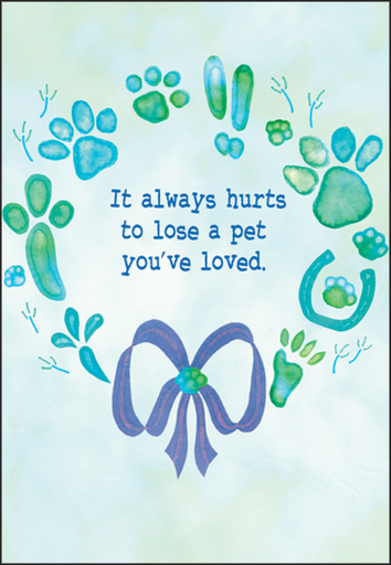 [PH447] It Hurts Loss of Pet Card-PH447