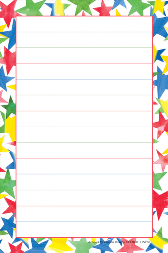 [HNP58] Bold Stars Note Pad-HNP58
