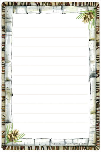 [JNP59] Birch Note Pad-JNP59