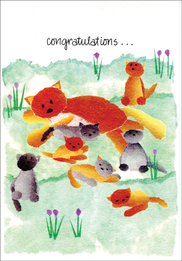 [G470] Pet Congratulations Card-G470